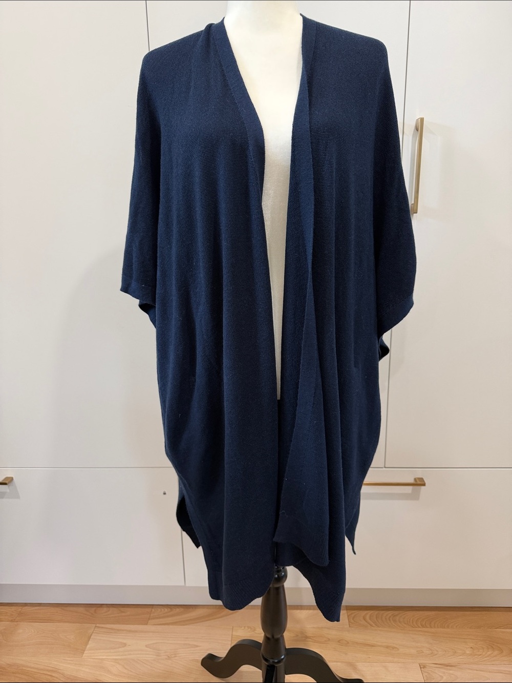 lululemon athletica Navy Open-Front Knit Poncho Shrug